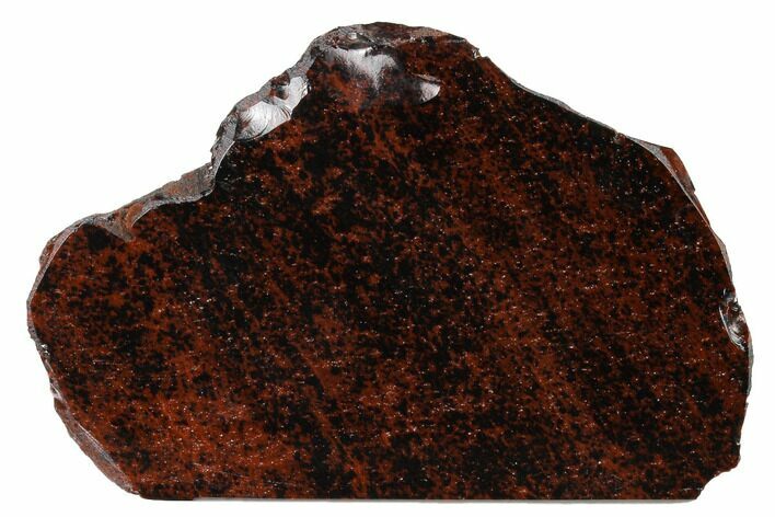 Polished Mahogany Obsidian Section - Mexico #153500